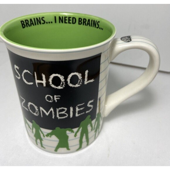 Enesco Our Name is Mud School of Zombies Mug 16oz Coffee Mug in Gift Box - Picture 3 of 7